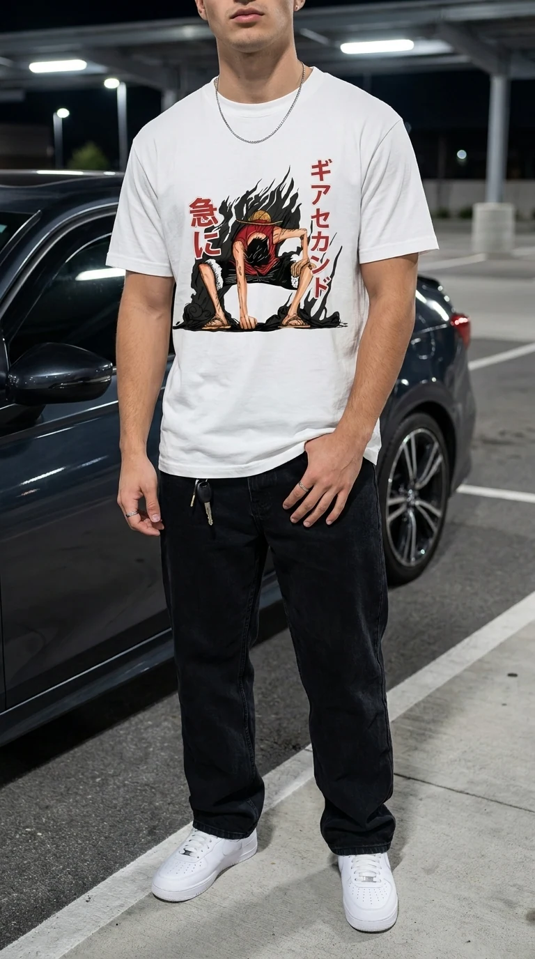 Camiseta Luffy Gear Second — vista 2 de 2