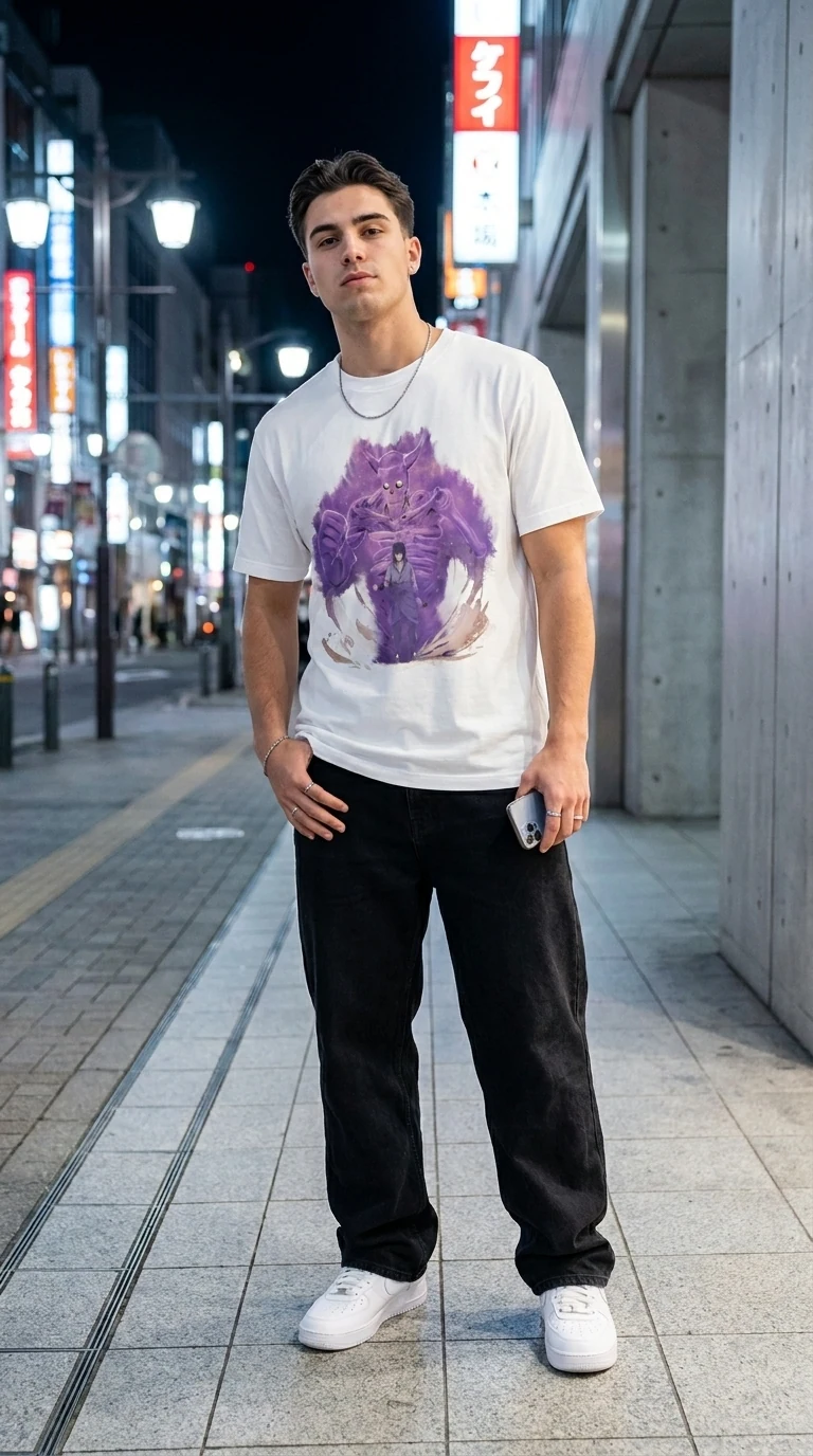 Camiseta Sasuke — vista 2 de 2