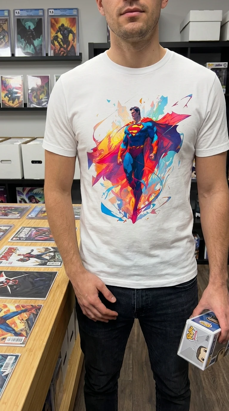 Camiseta Arte Superman — vista 2 de 2