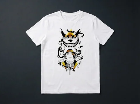 Camiseta Arte Naruto — camiseta estampada de Thor Prints
