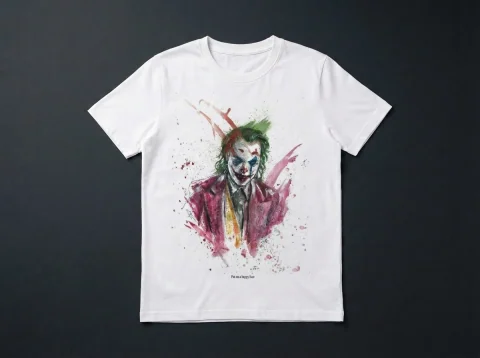Camiseta artística Joker — camiseta estampada de Thor Prints