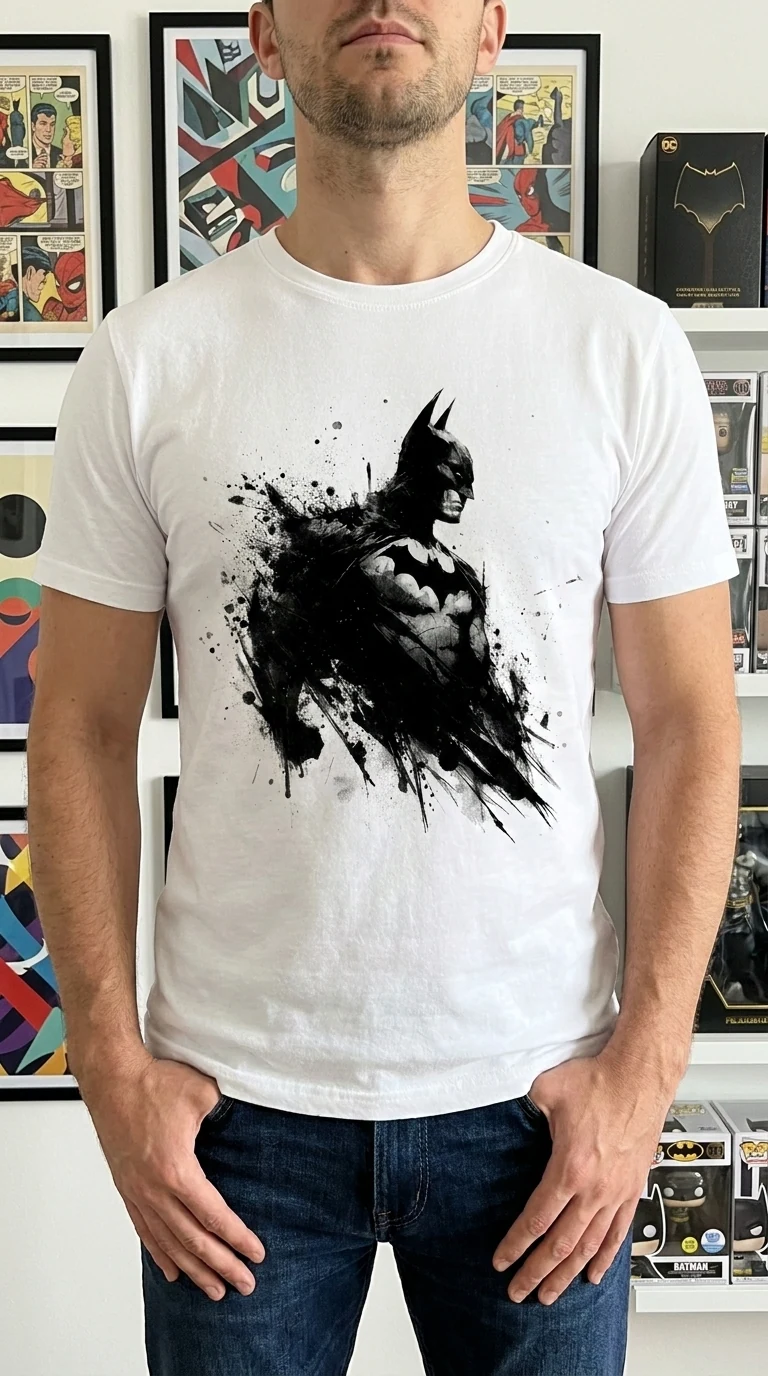 Camiseta Batman Arte Urbano — vista 2 de 2