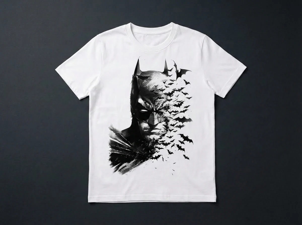 Camiseta Batman Minimalista — vista 1 de 2
