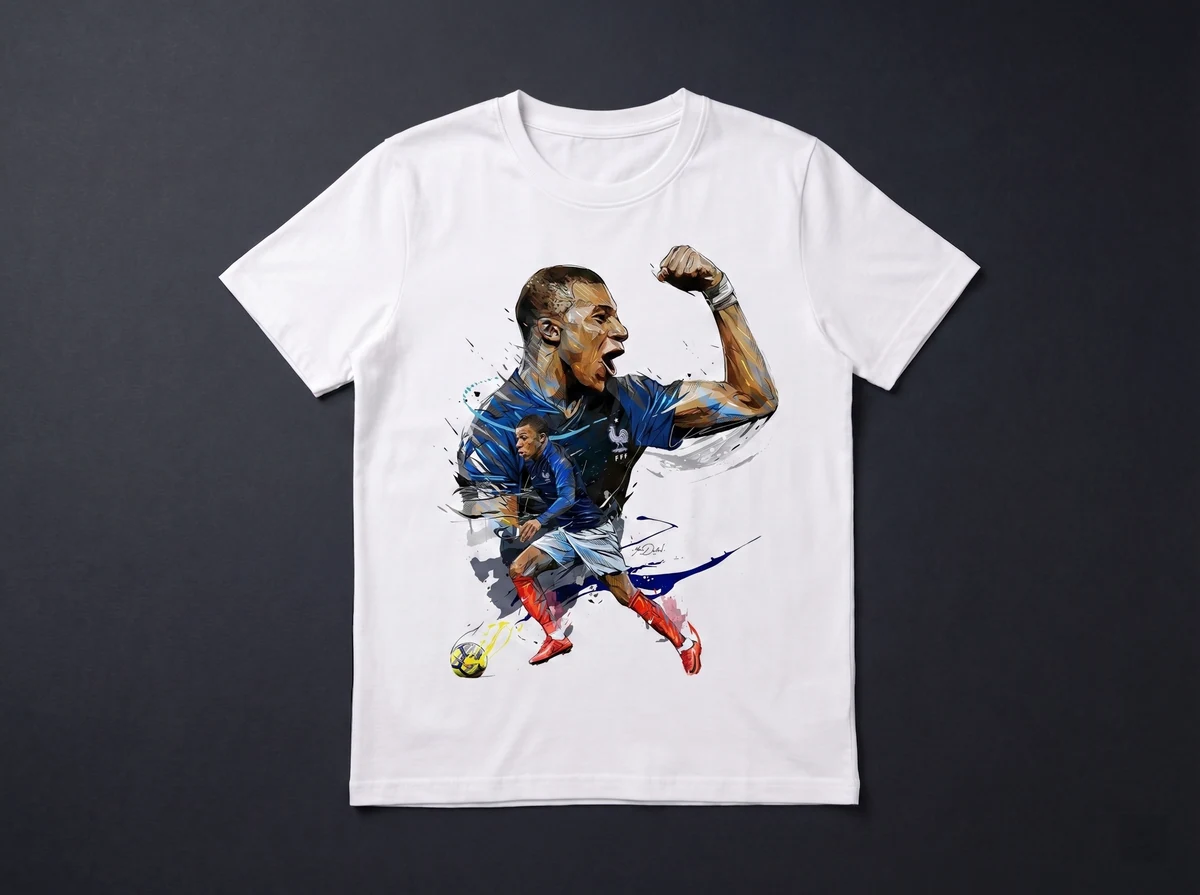 Camiseta Kylian Mbappé — vista 1 de 2