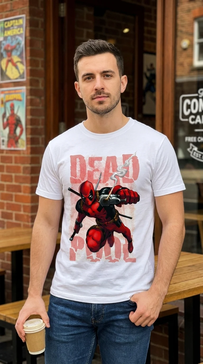 Camiseta Deadpool — vista 2 de 2
