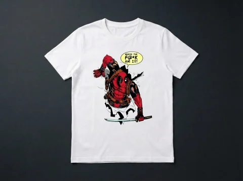Camiseta Deadpool Cómic — camiseta estampada de Thor Prints