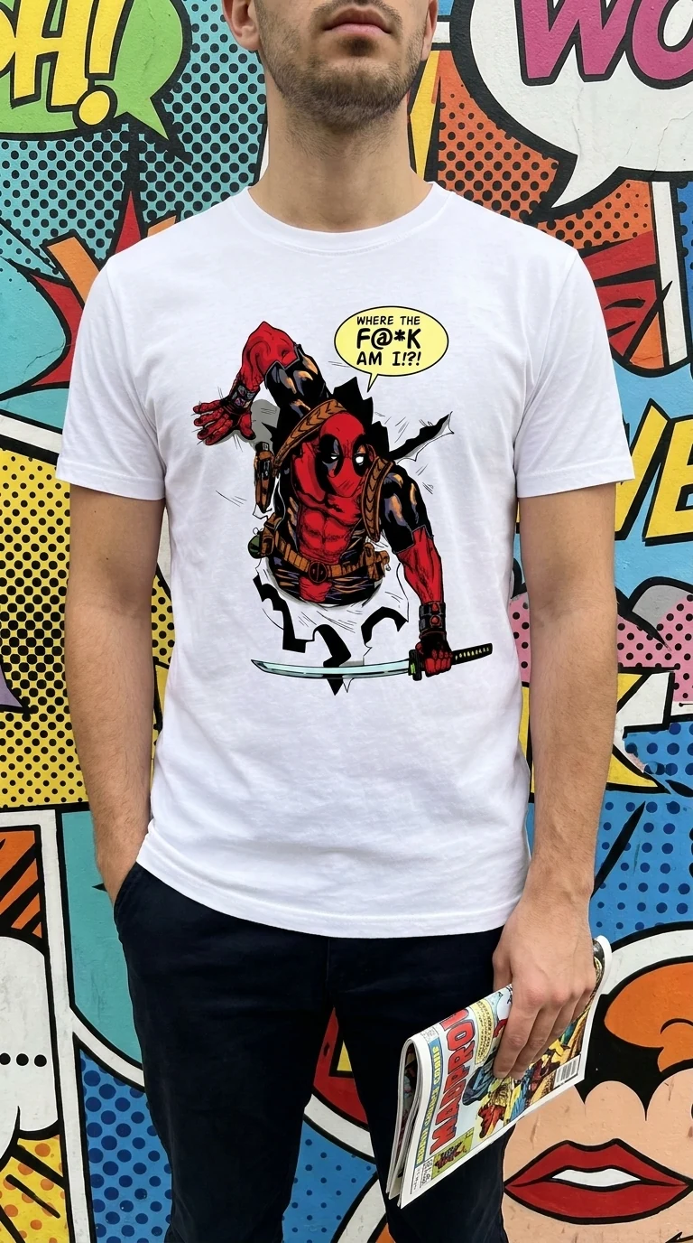 Camiseta Deadpool Cómic — vista 2 de 2