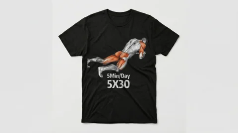 Camiseta Deportiva 5X30 — camiseta estampada de Thor Prints