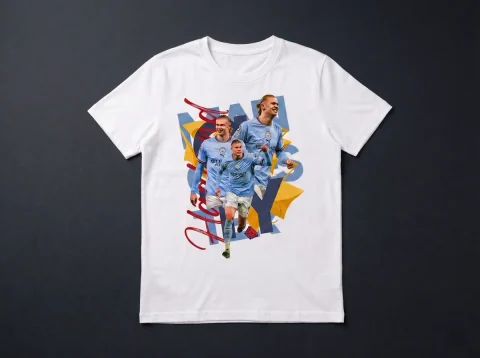 Camiseta Erling Haalan — camiseta estampada de Thor Prints