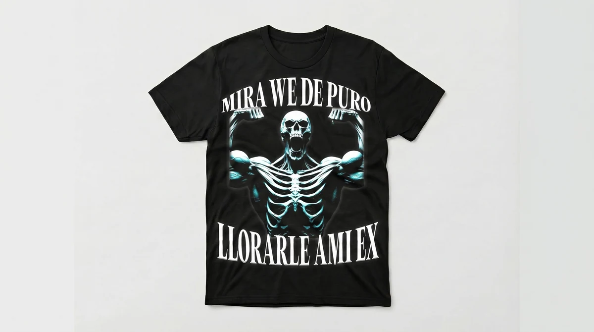 Camiseta Esqueleto — vista 1 de 2