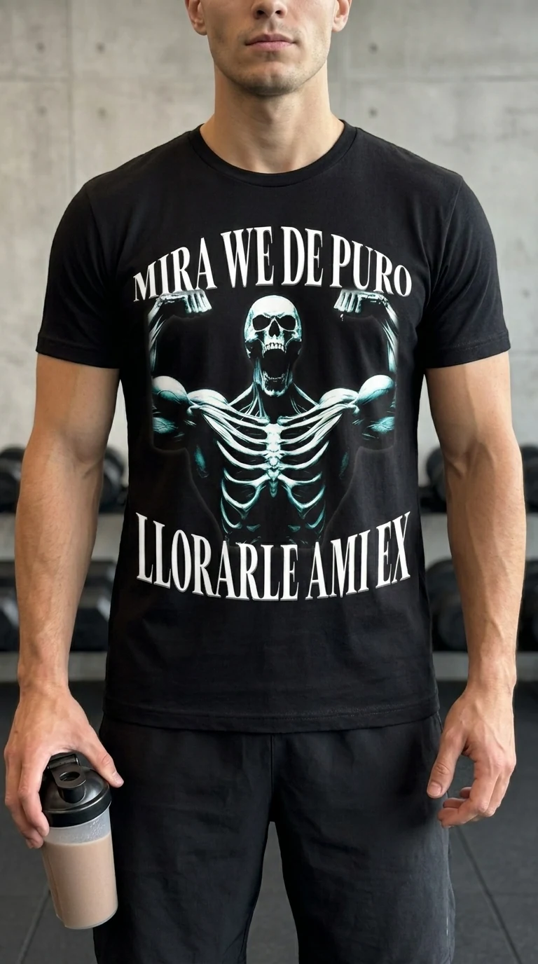Camiseta Esqueleto — vista 2 de 2
