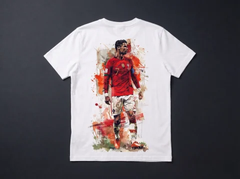 Camiseta Cristiano Ronaldo GOAT — camiseta estampada de Thor Prints