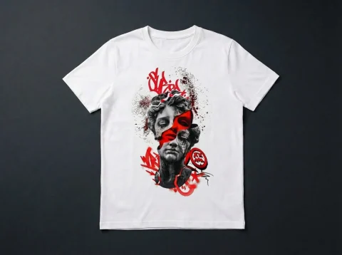 Camiseta gráfica arte urbano — camiseta estampada de Thor Prints