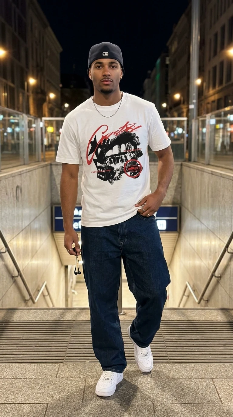 Camiseta gráfica creativa — vista 2 de 2