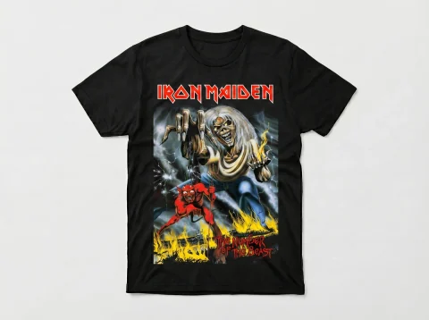 Camiseta Iron Maiden — camiseta estampada de Thor Prints