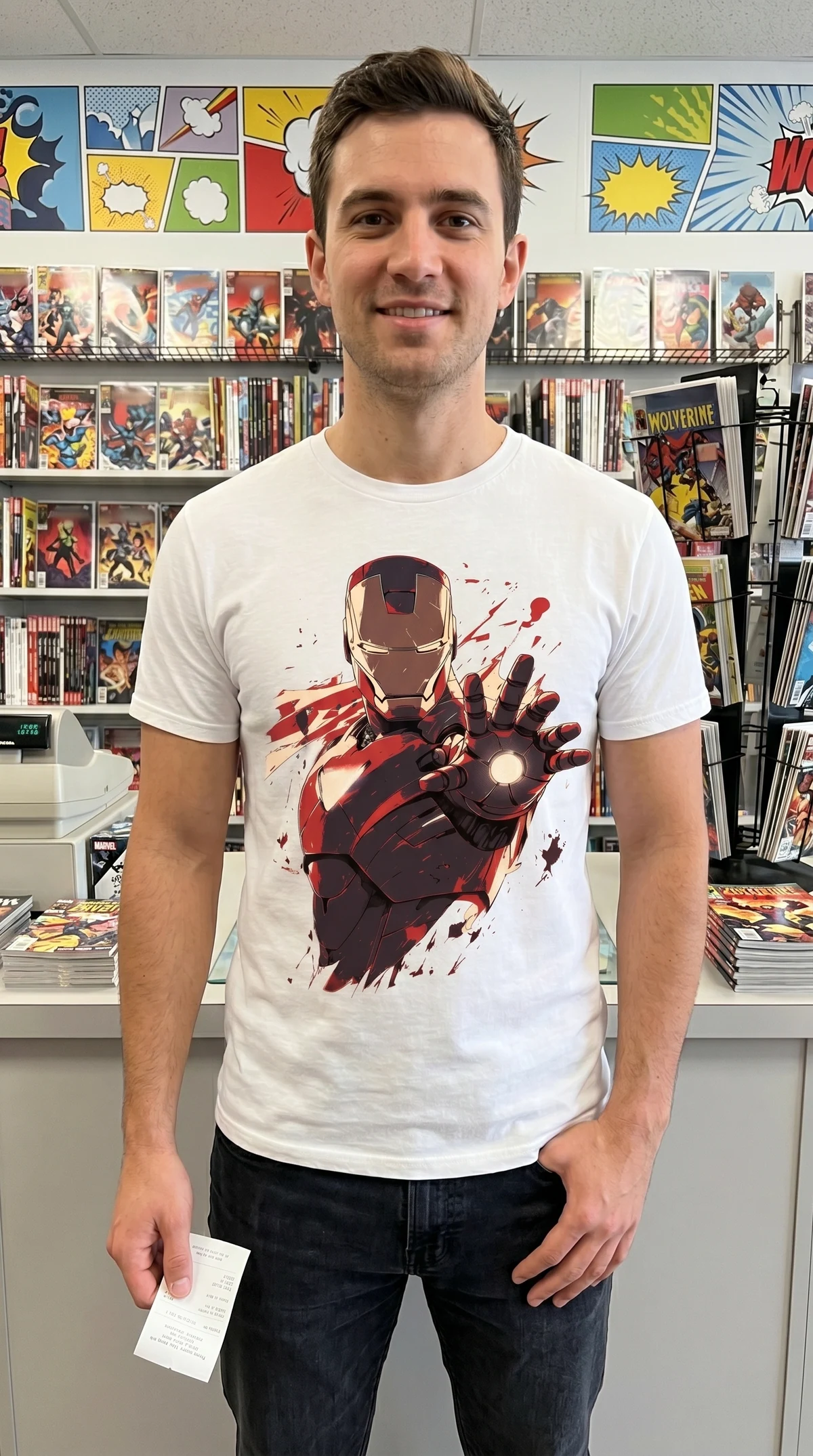 Camiseta Iron Man — vista 2 de 2