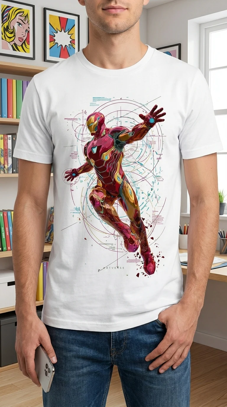 Camiseta Iron Man — vista 2 de 2