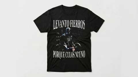 Camiseta Levanto Fierros — camiseta estampada de Thor Prints