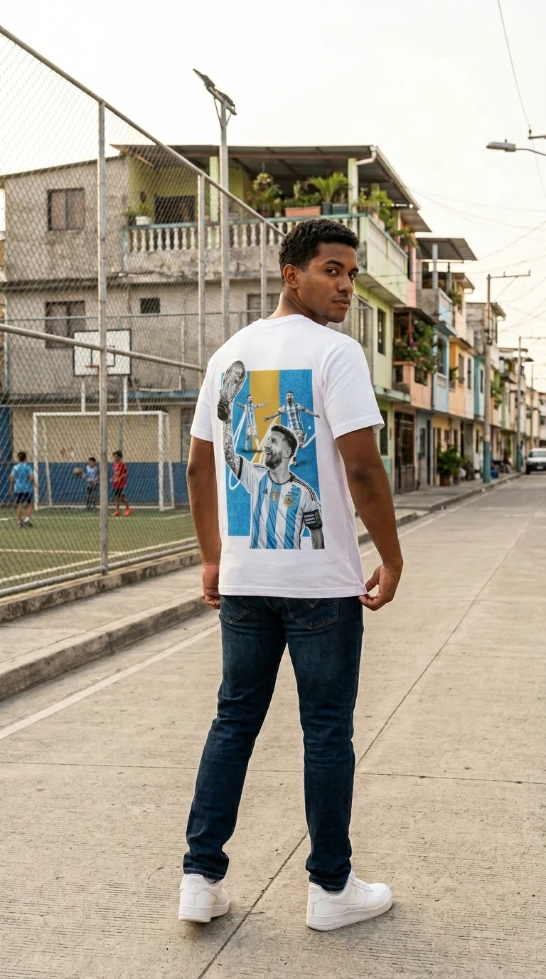 Camiseta Messi Mundial — vista 3 de 3