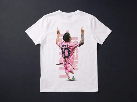 Camiseta Messi Edición Miami — camiseta estampada de Thor Prints