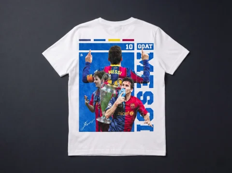 Camiseta Messi GOAT — camiseta estampada de Thor Prints