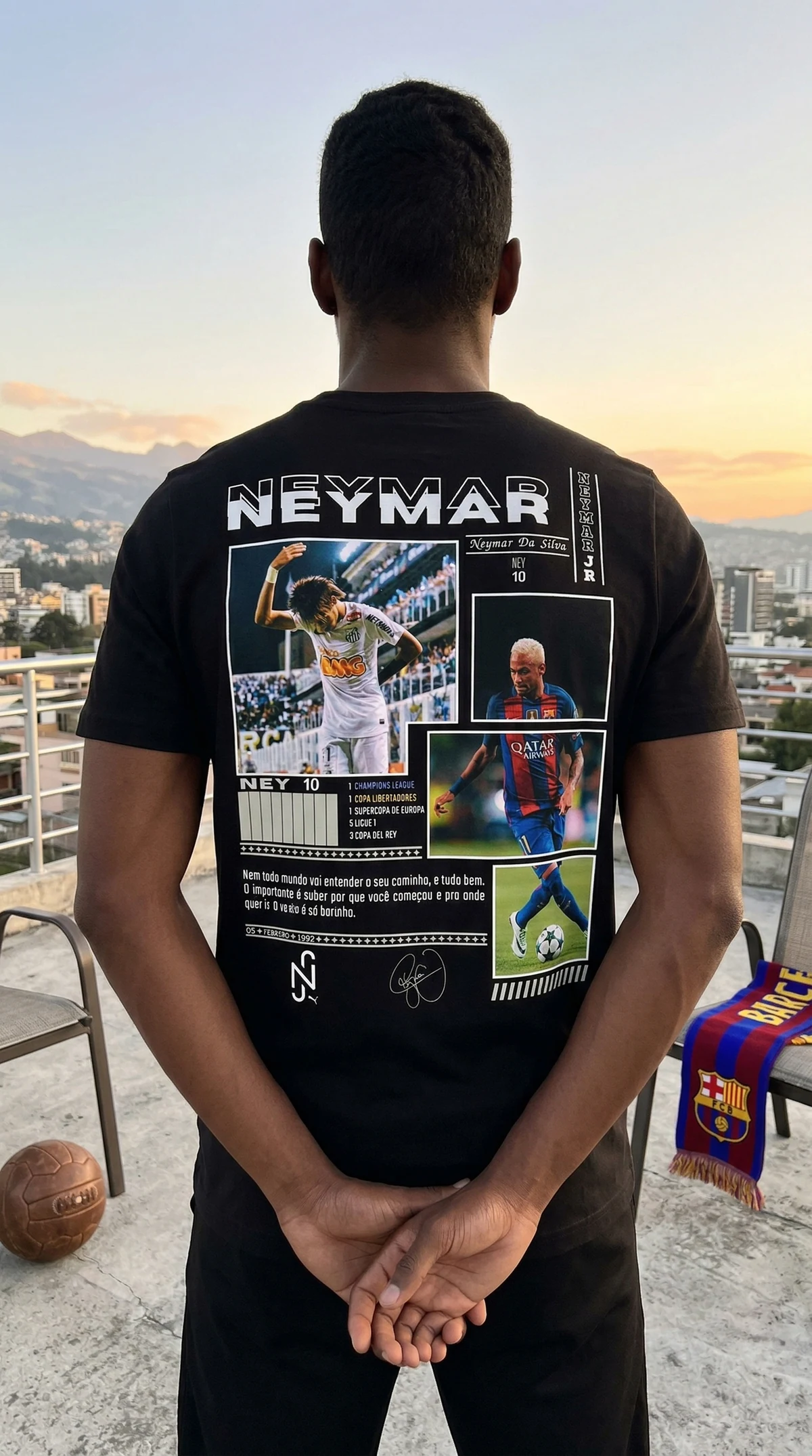 Camiseta Neymar Jr. — vista 3 de 3