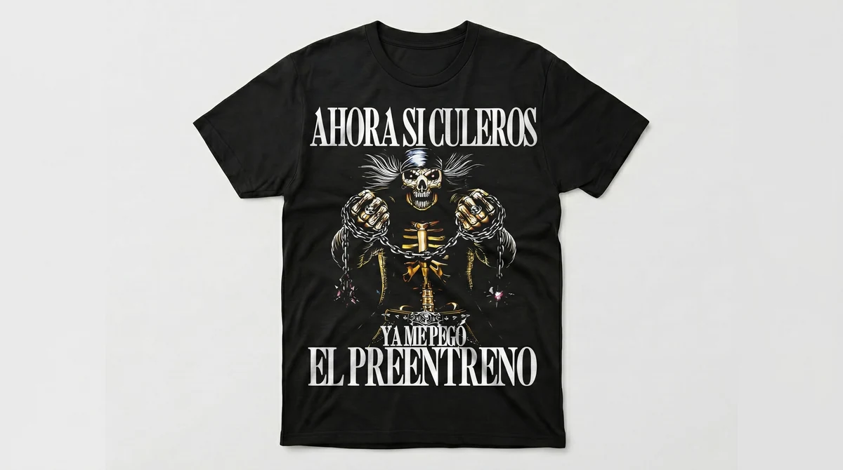 Camiseta Preentreno Esqueleto — vista 1 de 2