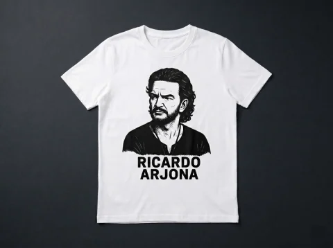 Camiseta Ricardo Arjona — camiseta estampada de Thor Prints