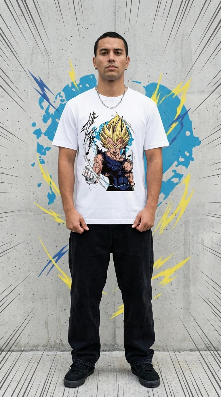 Camiseta Super Saiyan Vegeta — vista 2 de 2
