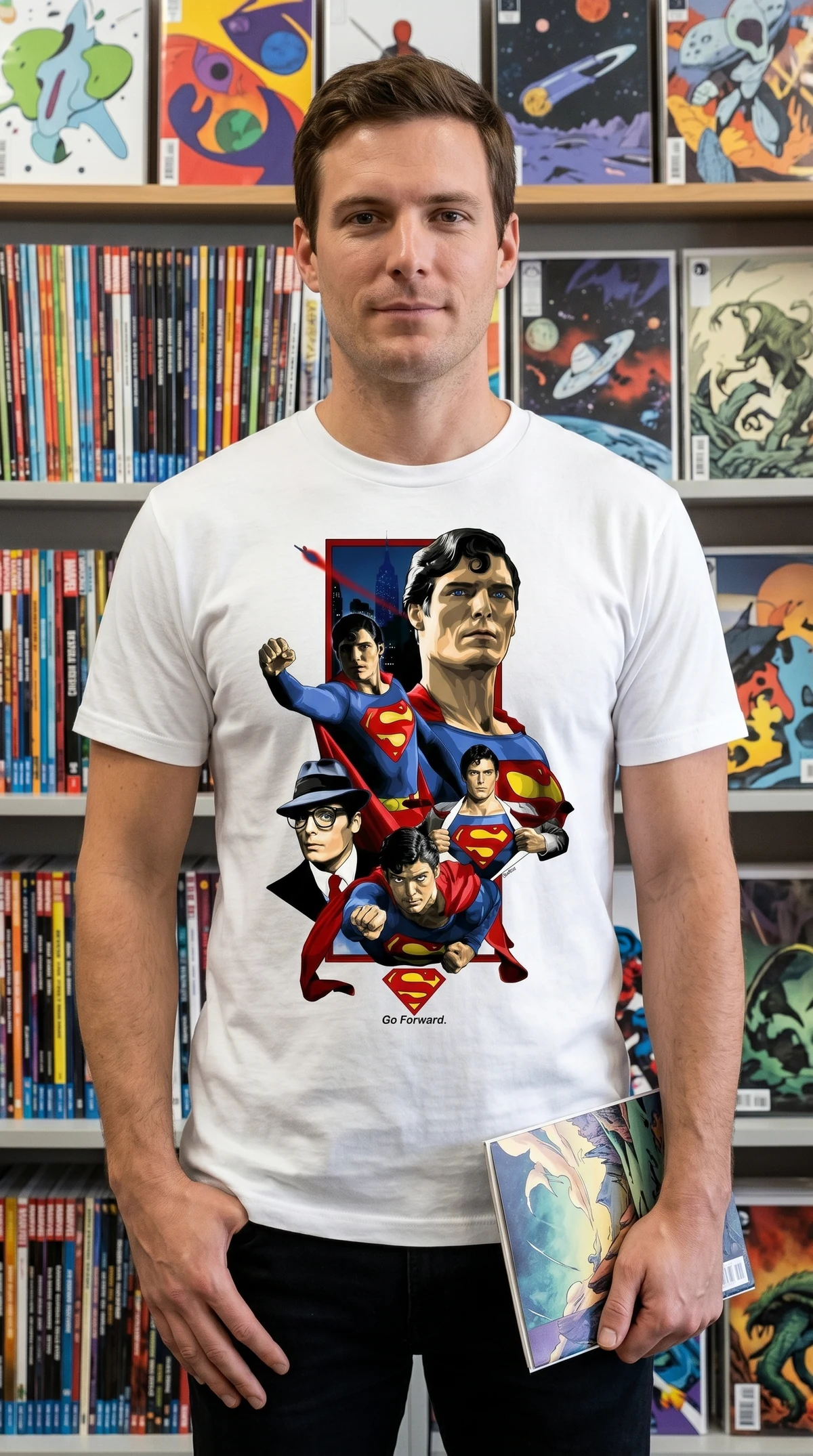 Camiseta Superman Clásica — vista 2 de 2