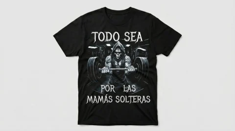Camiseta Todo Sea por las Mamás Solteras — camiseta estampada de Thor Prints