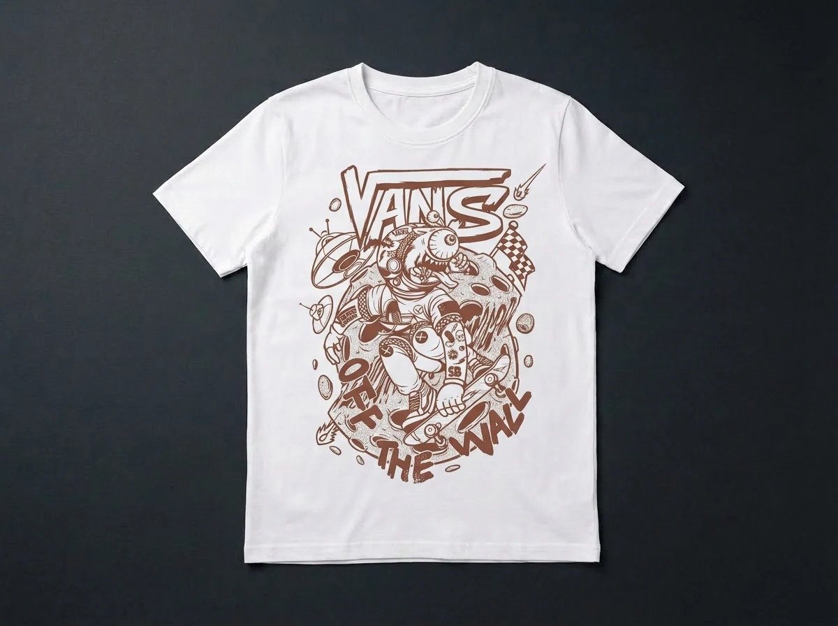 Camiseta Vans Off The Wall — vista 1 de 2