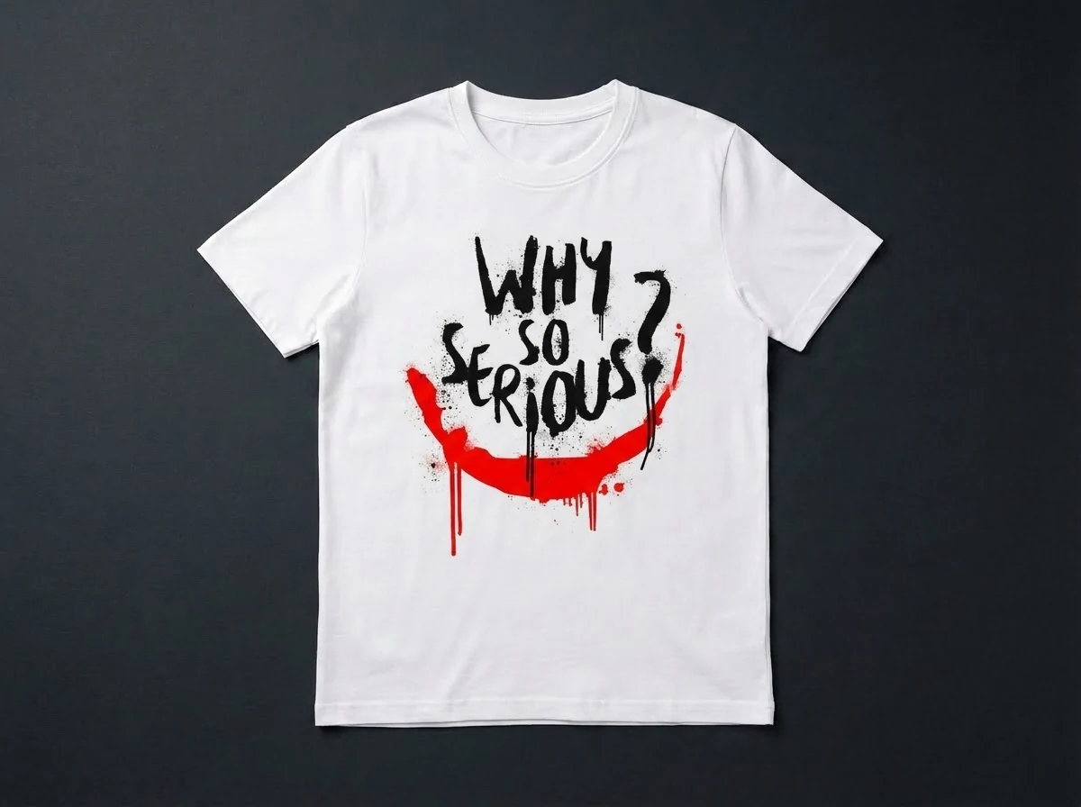 Camiseta Why So Serious — vista 1 de 2